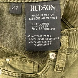 HUDSON Nico Pants with Lace-up Detail. NWT